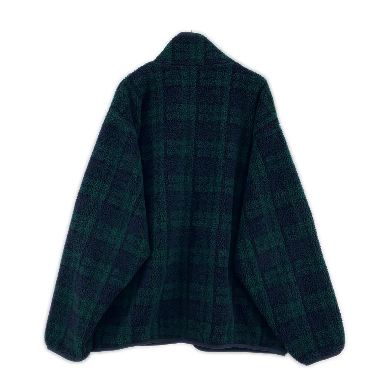 ジャケット SSZ 22AW JACQUARD FLEECE ジャガードフリースジャケット XL ブラックウォッチ