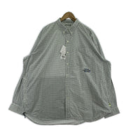 長袖シャツ SSZ×Western Hydrodynamic Research 25AW BD SHIRT オーバーサイズチェックシャツ XL 白