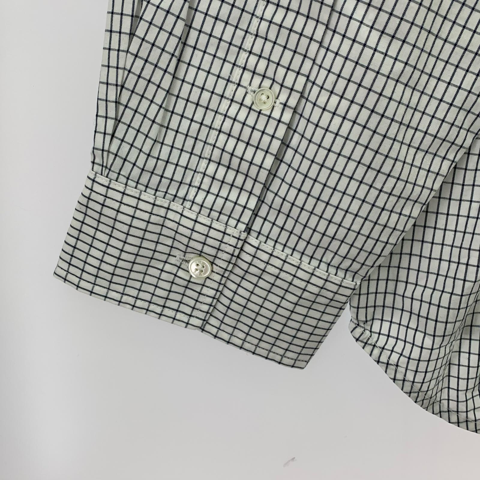 長袖シャツ SSZ×Western Hydrodynamic Research 25AW BD SHIRT オーバーサイズチェックシャツ XL 白