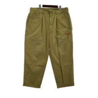 パンツ 1P CHINO STACKS 1タックワイドチノ XL ベージュ ベージュ
