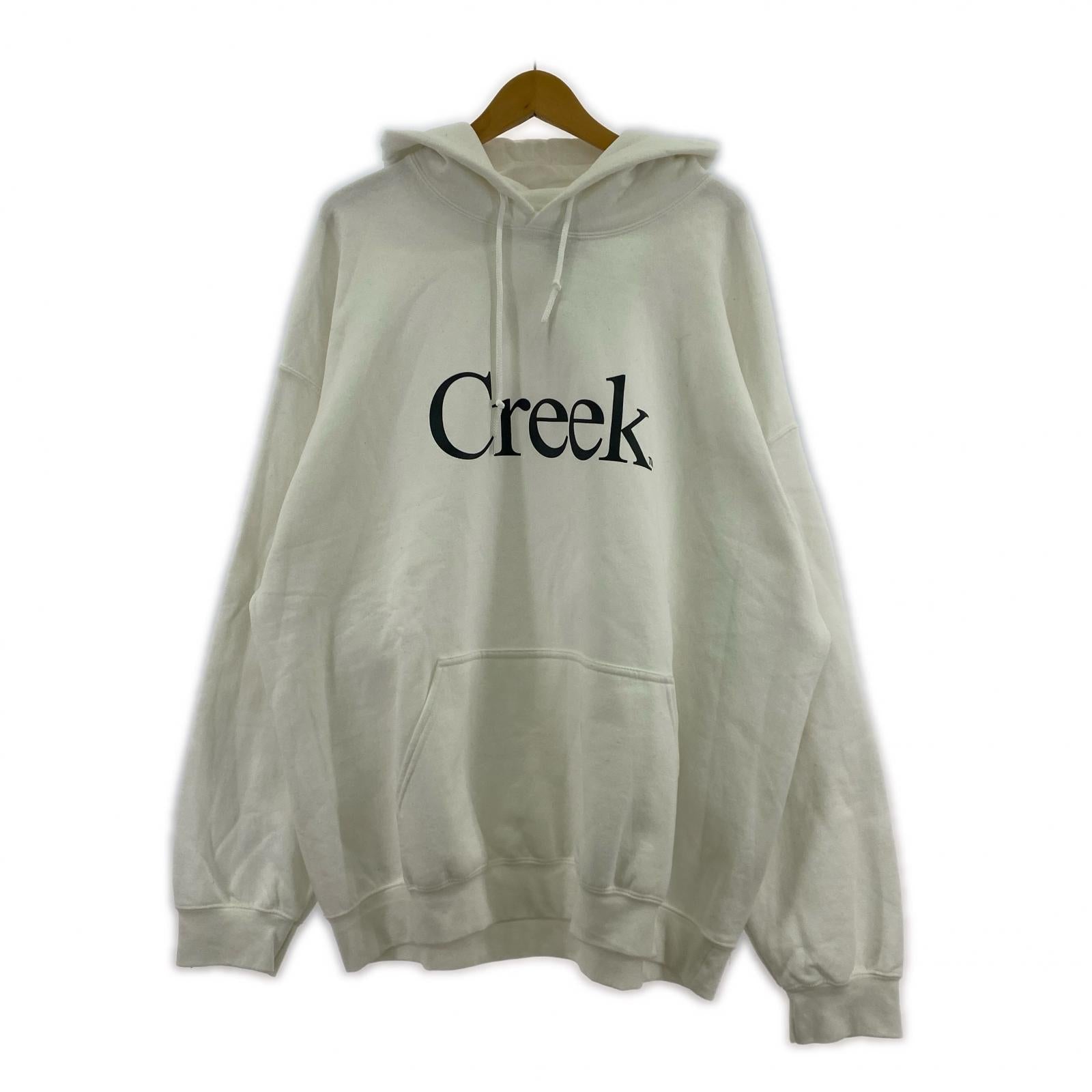 パーカー Creek Angler's Device Logo Hooded Sweatshirt ロゴパーカー 2XL 白 ホワイト