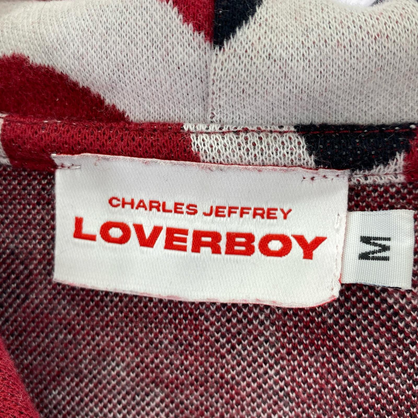 パーカー CHARLES JEFFREY LOVERBOY 猫耳パーカー M 赤系 M マルチカラー
