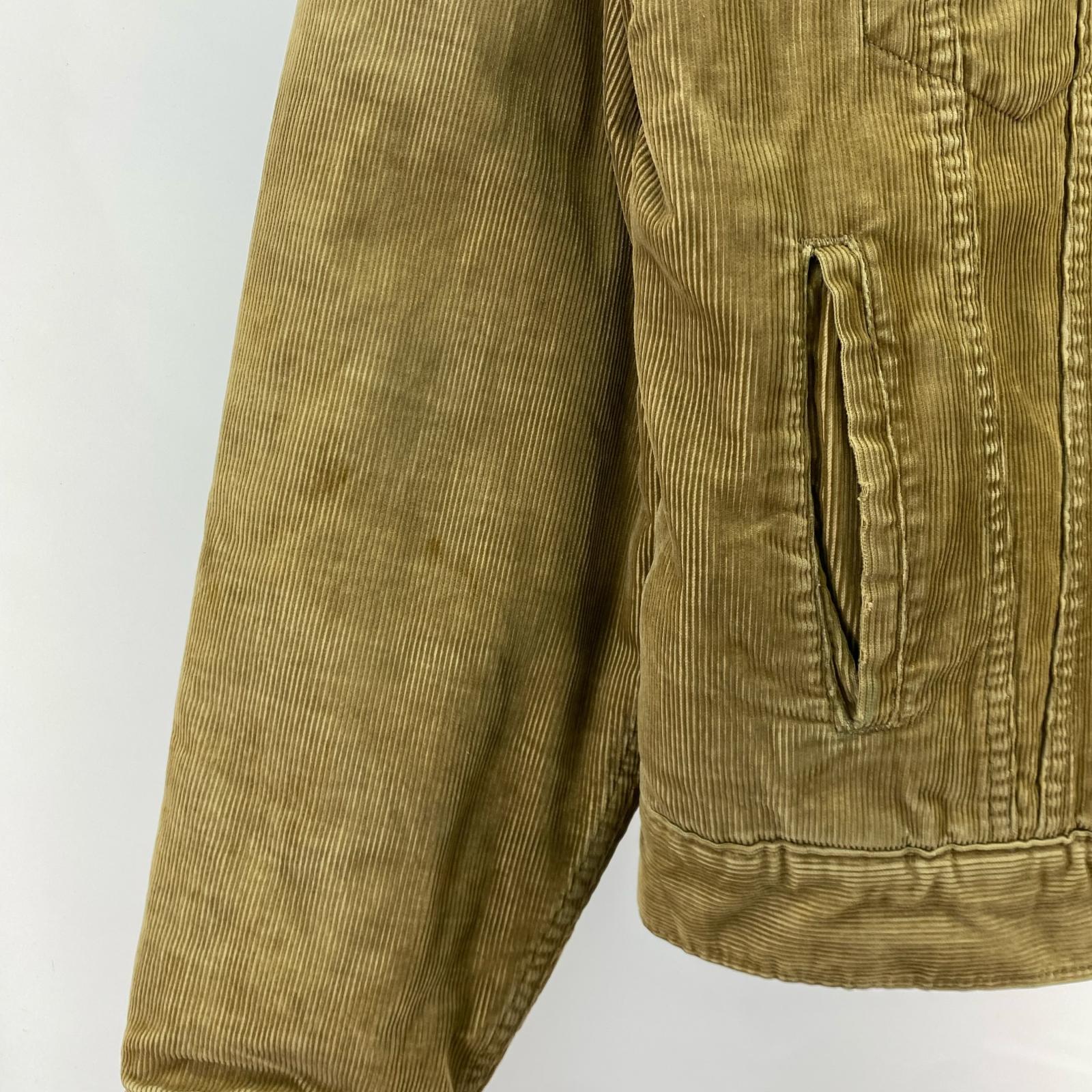 ジャケット WHITE LEVI'S 90s ボア襟 ジャケット イタリア製 L ベージュ