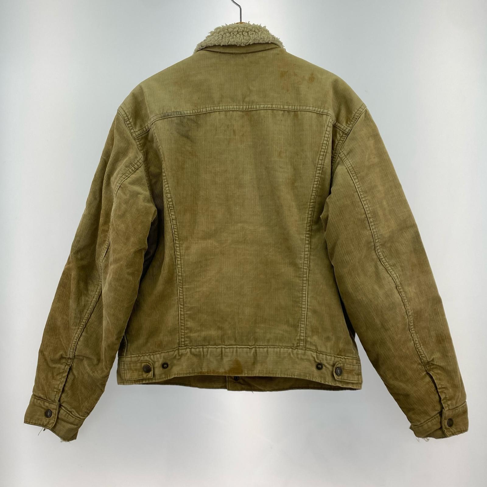 ジャケット WHITE LEVI'S 90s ボア襟 ジャケット イタリア製 L ベージュ