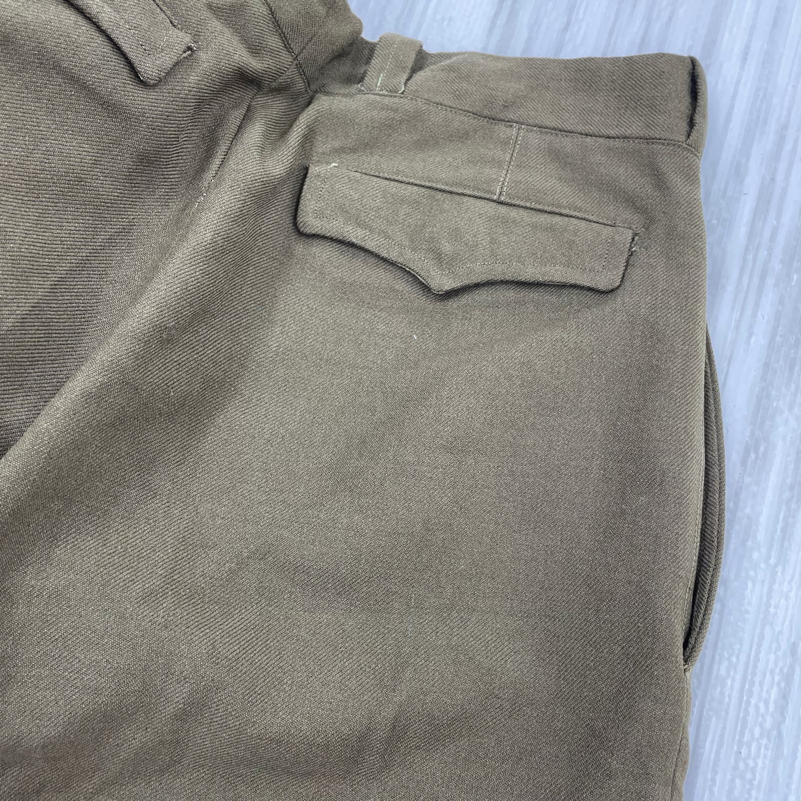 パンツ 60s頃 フランス軍 トラウザーパンツ カーキ カーキ