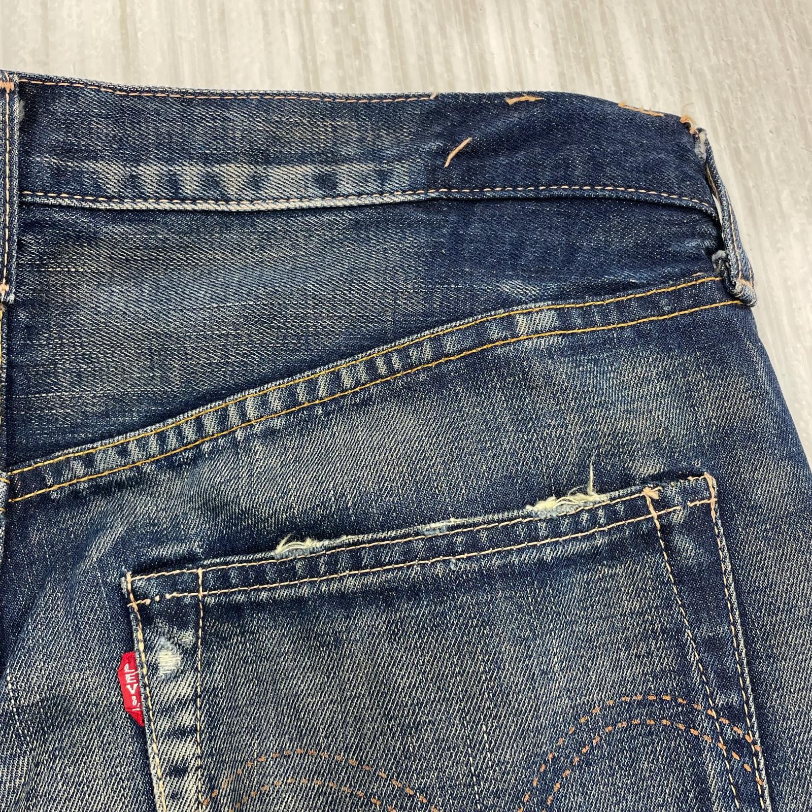 デニムパンツ S501XX 大戦復刻 44501 日本製 34 ネイビー