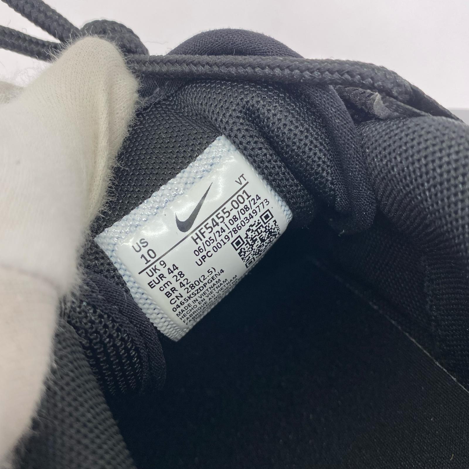 スニーカー ×fragment design AIR ZOOM SPIRIDON 28cm (US10 UK9 1/2 EU46) ブラック