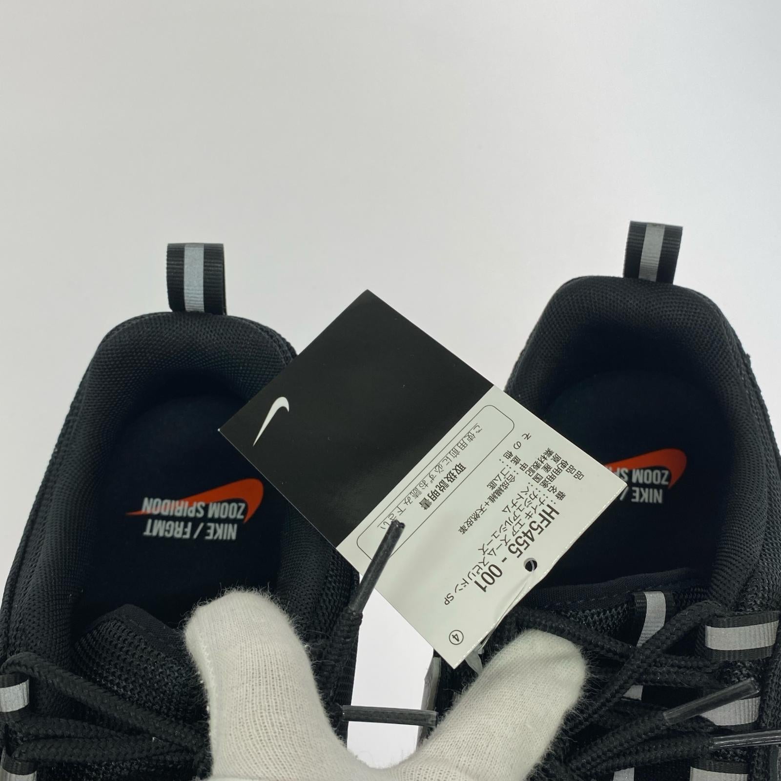 スニーカー ×fragment design AIR ZOOM SPIRIDON 28cm (US10 UK9 1/2 EU46) ブラック