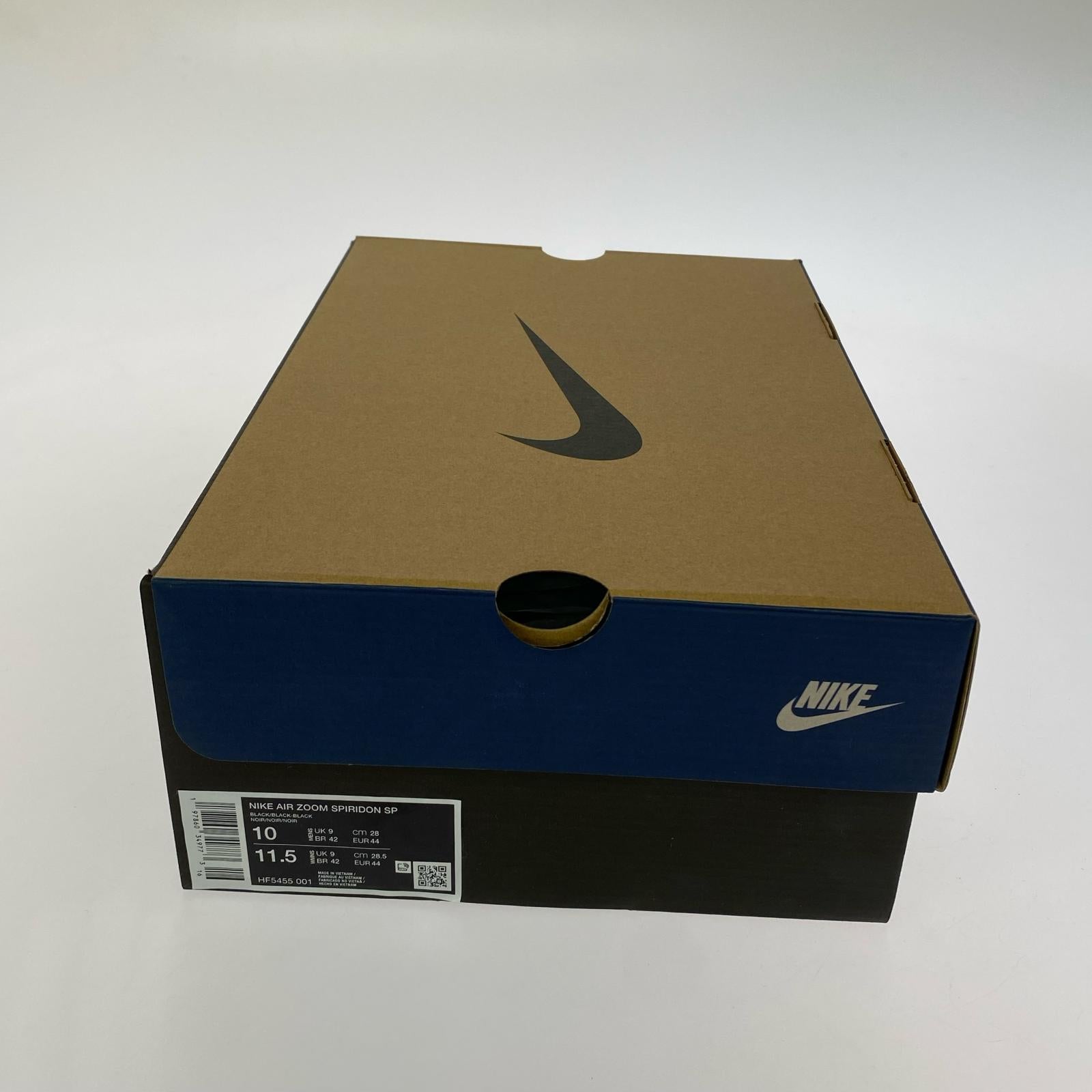スニーカー ×fragment design AIR ZOOM SPIRIDON 28cm (US10 UK9 1/2 EU46) ブラック