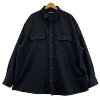 ジャケット ×COOTIE PRODUCTIONS シャツジャケット 黒 M ブラック