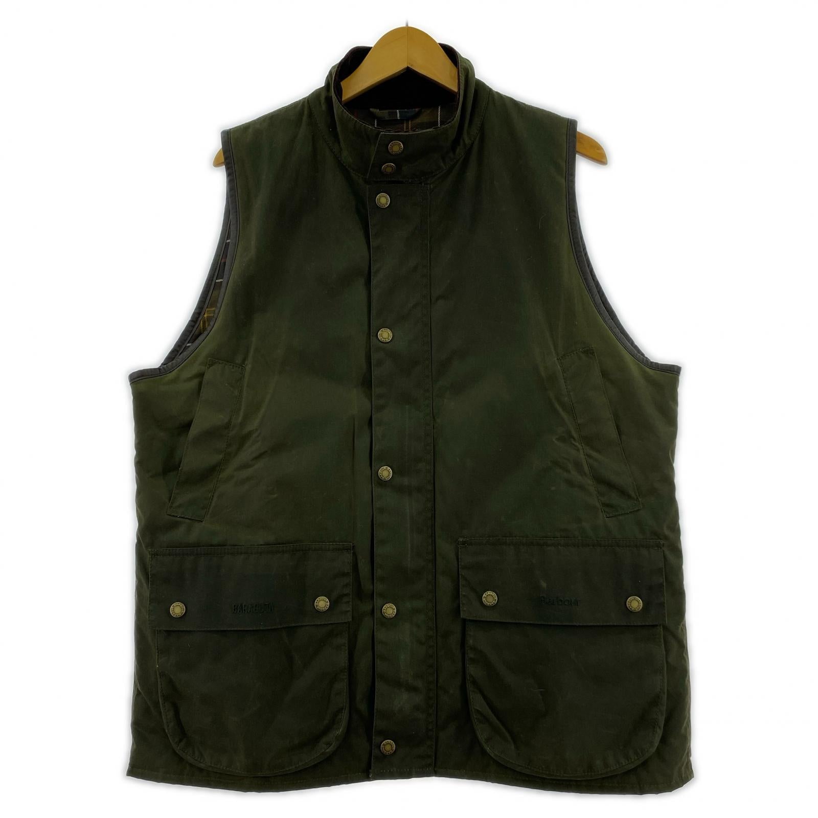 長袖シャツ × BARACUTA ワックスコットン ベスト S S