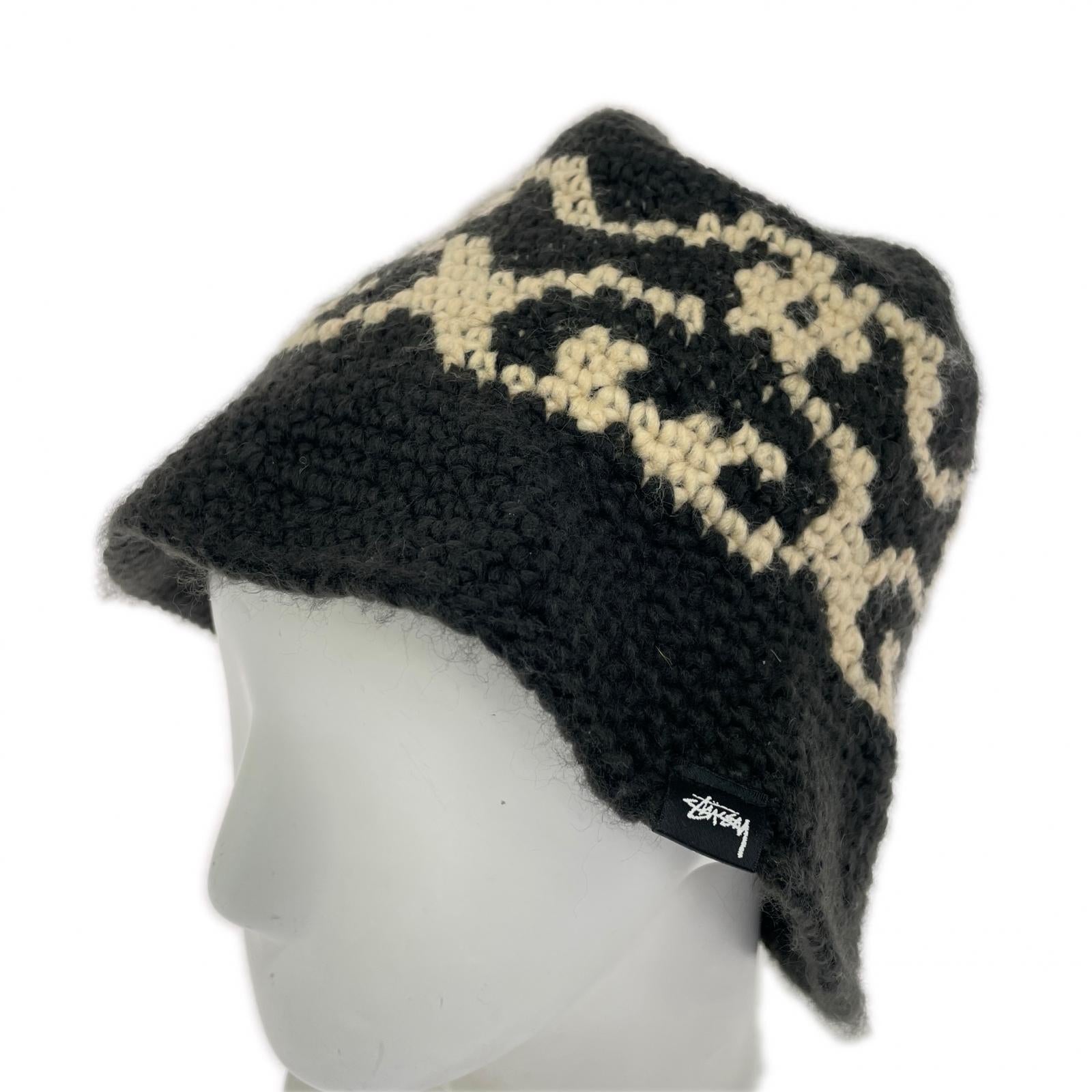 ハット 22AW Knit Bucket 黒 ブラック