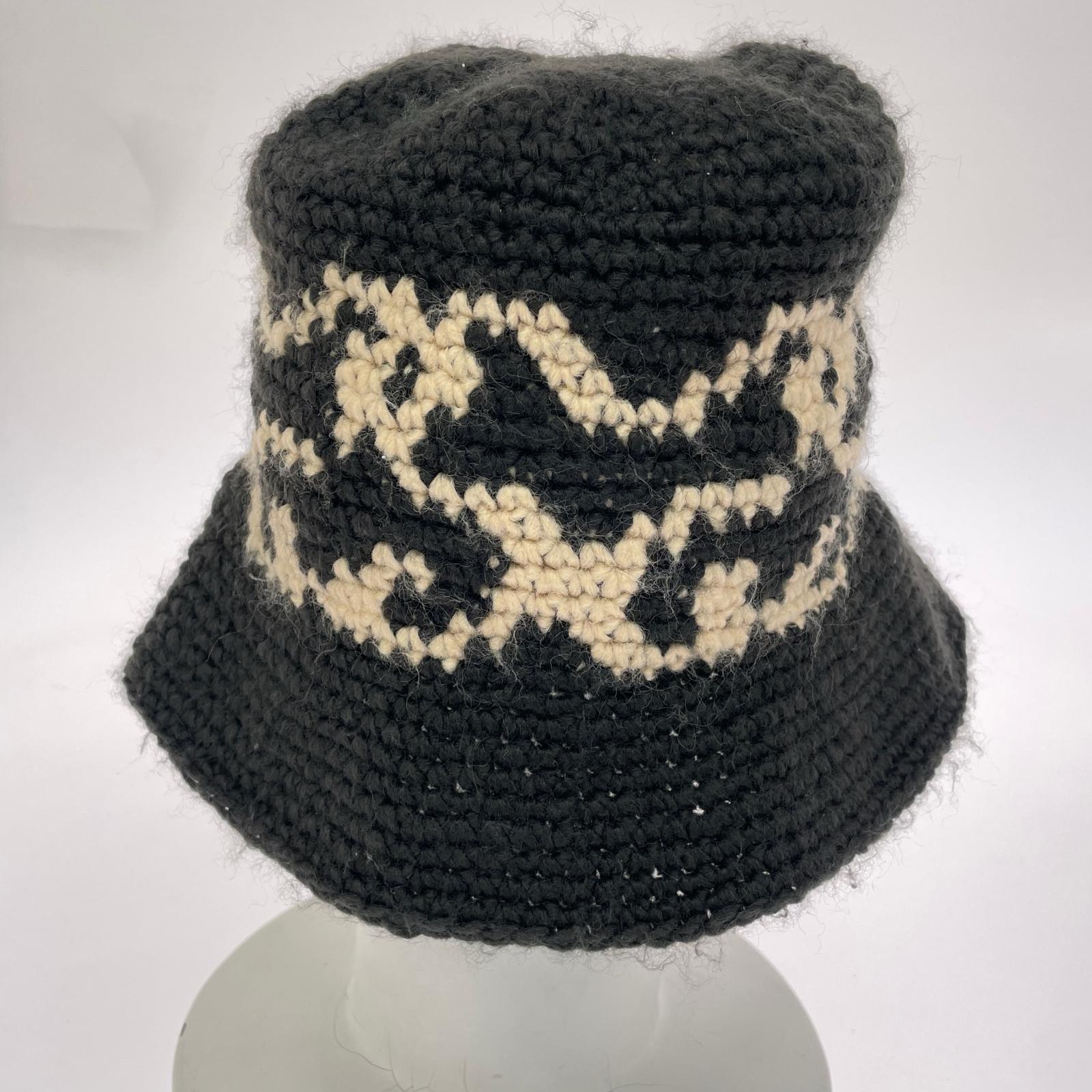 ハット 22AW Knit Bucket 黒 ブラック