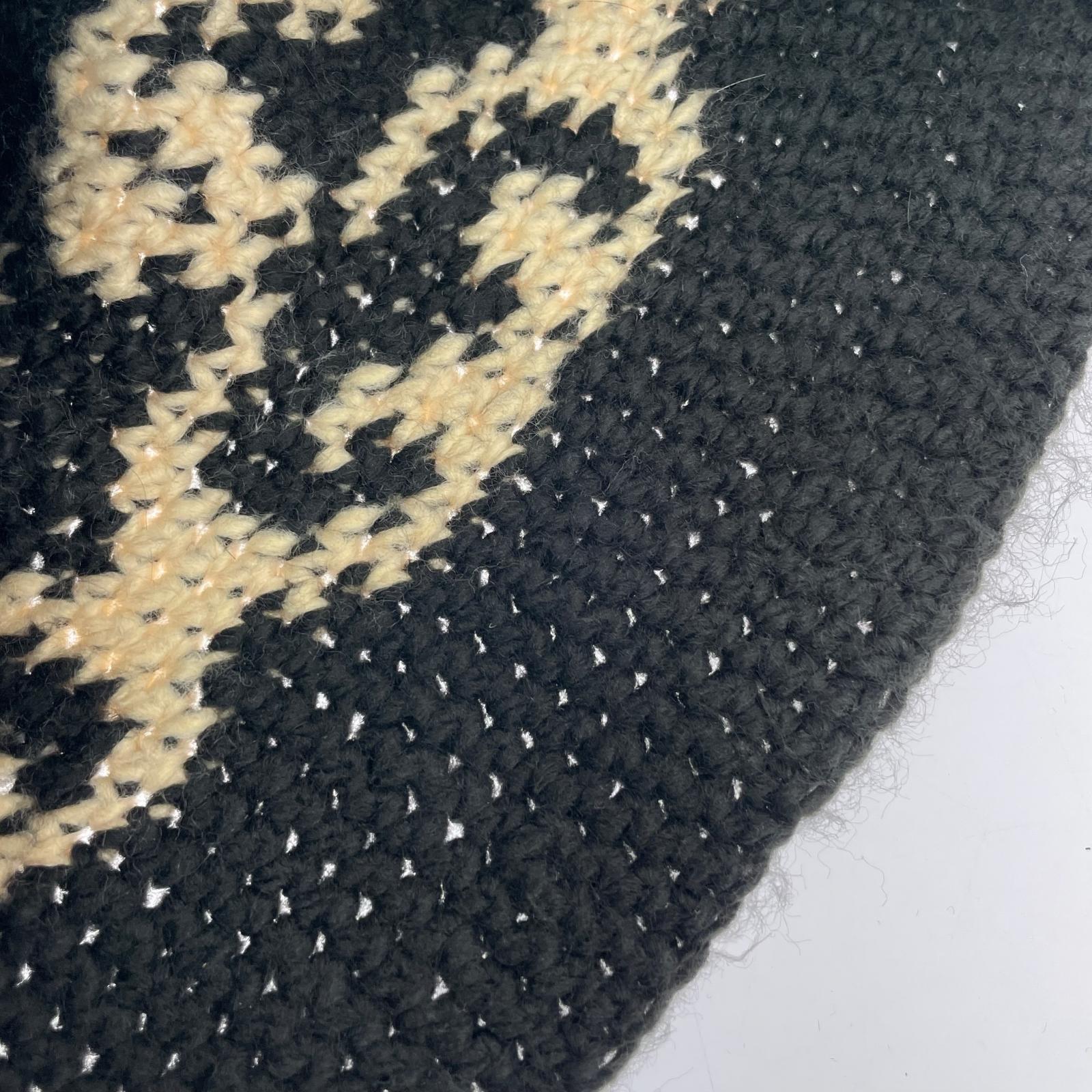 ハット 22AW Knit Bucket 黒 ブラック