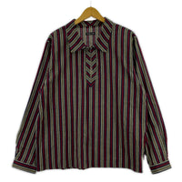 長袖シャツ BAVARIAN RED STRIPE COTTON LS SHIRT M M レッド