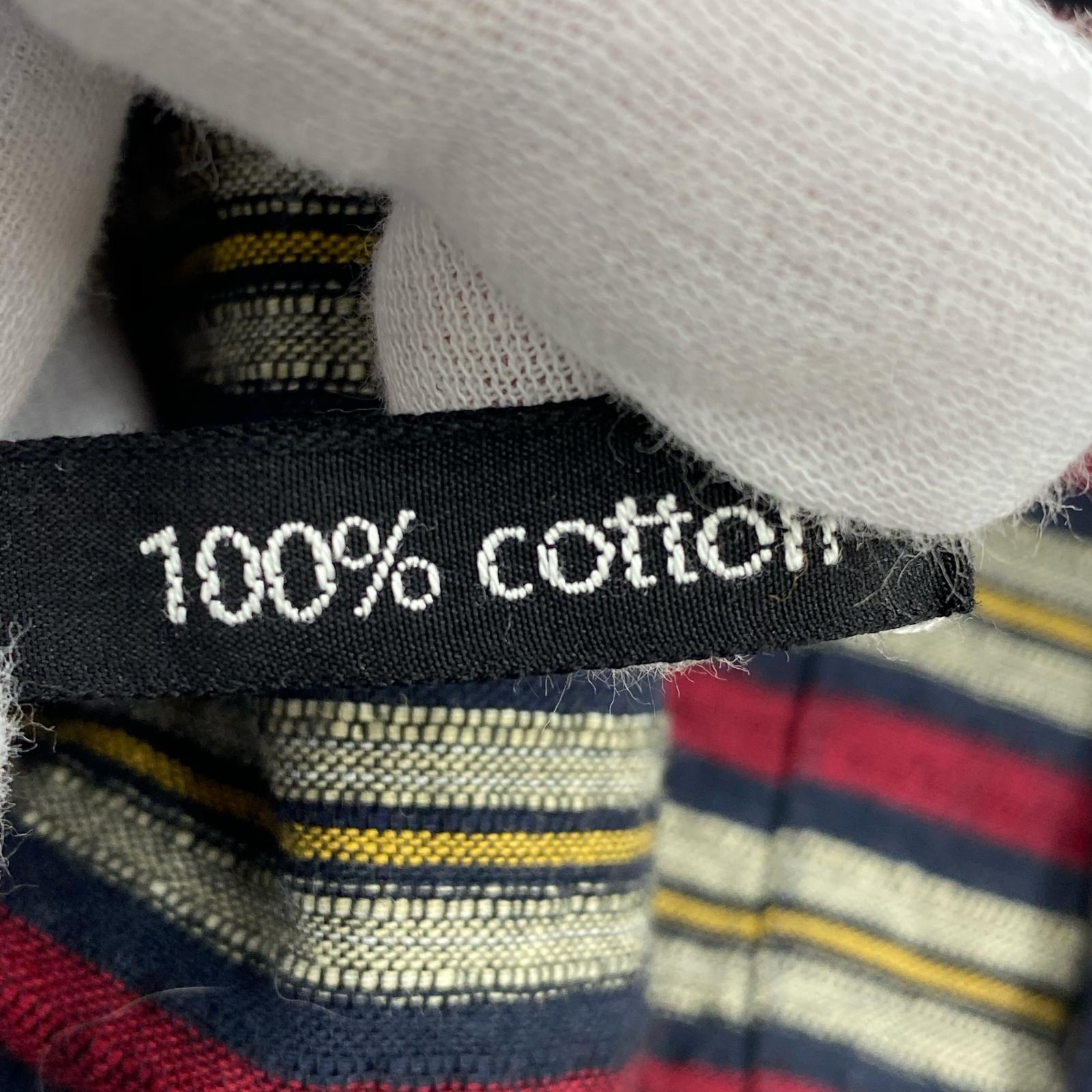 長袖シャツ BAVARIAN RED STRIPE COTTON LS SHIRT M M レッド