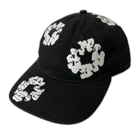 キャップ DENIM TEARS The Cotton Wreath Fitted Cap ブラック