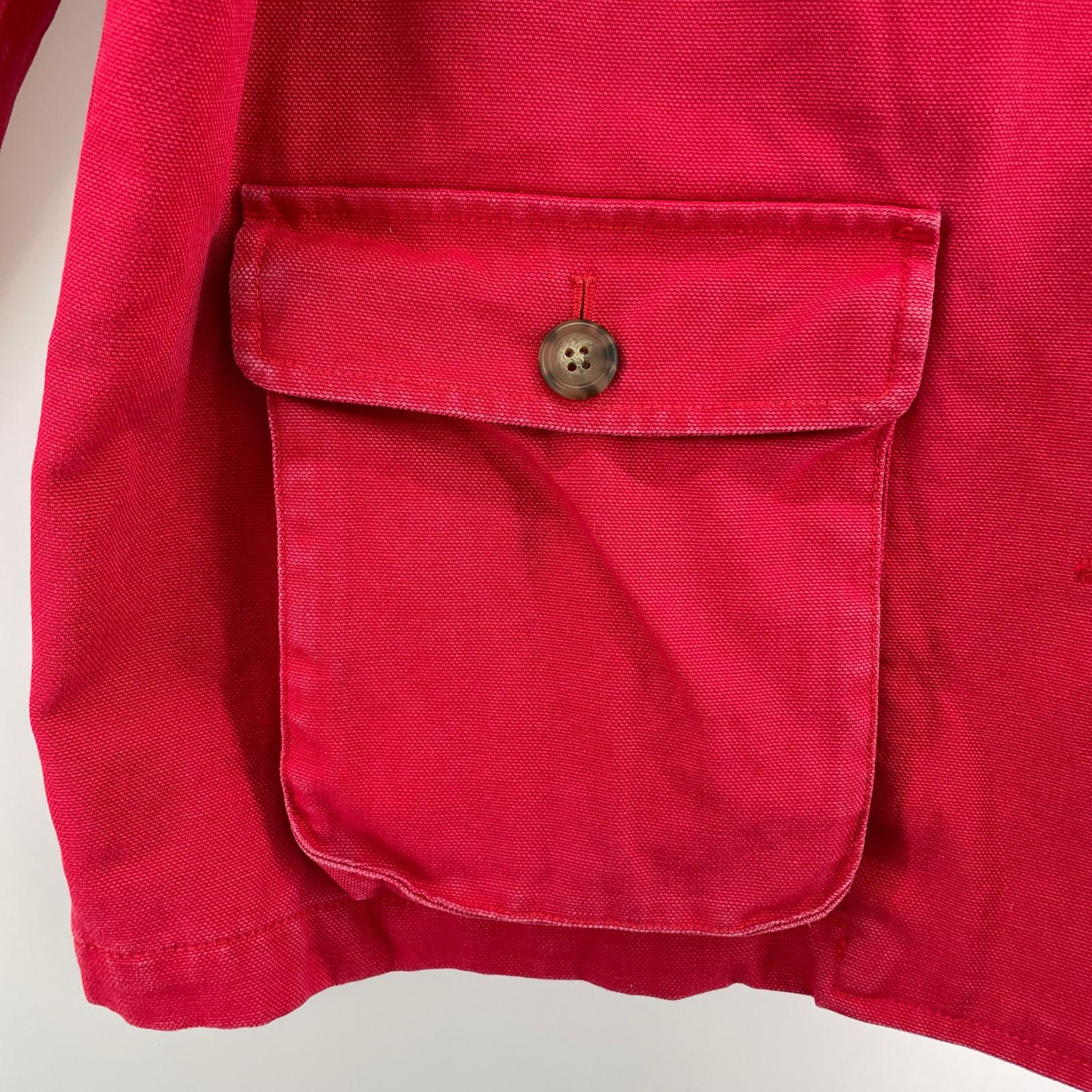 ジャケット LANDS' END 90s ハンティングジャケット/RED L レッド