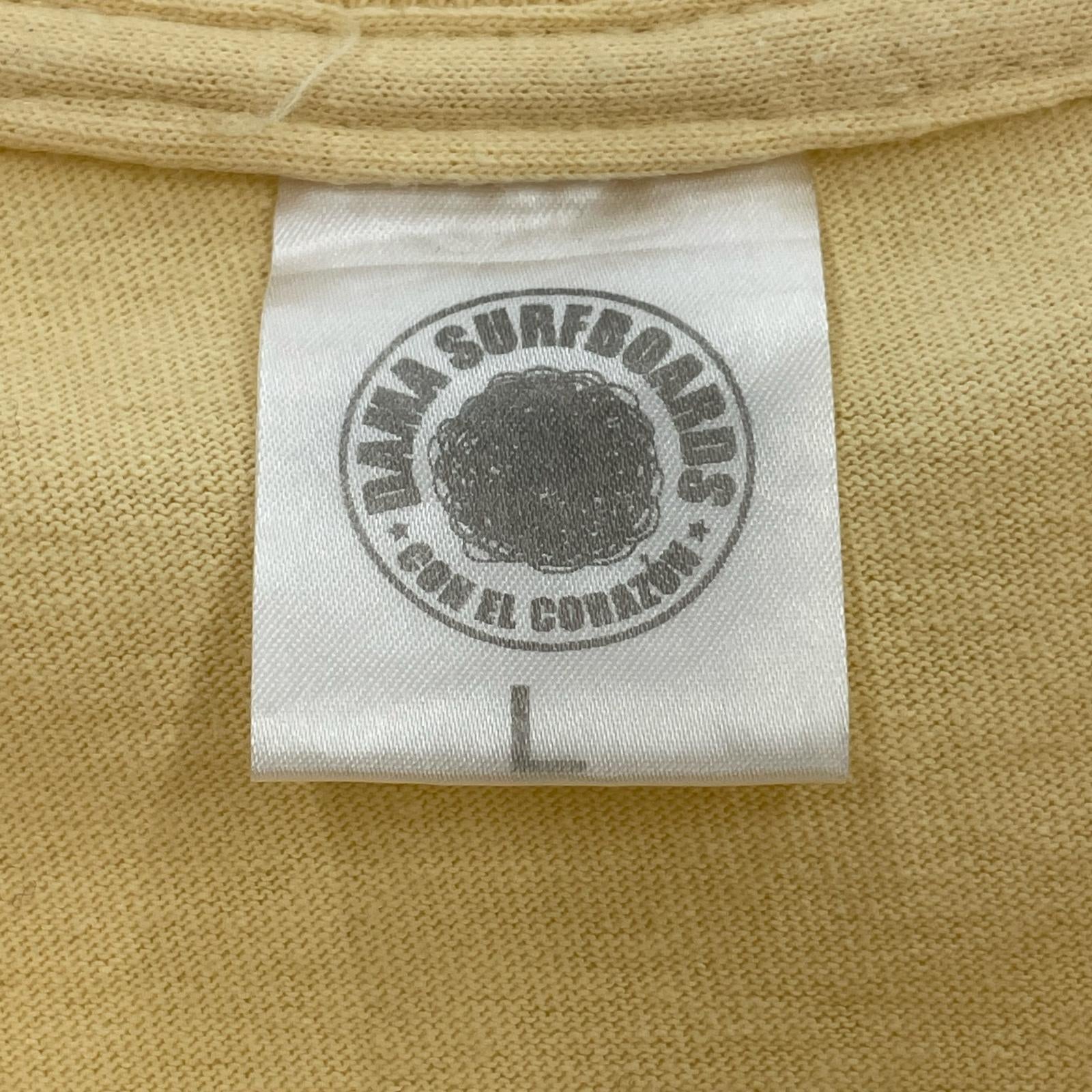 半袖Tシャツ DAMA SURFBOARDS 10 DAMA TEE 黄 (L) L