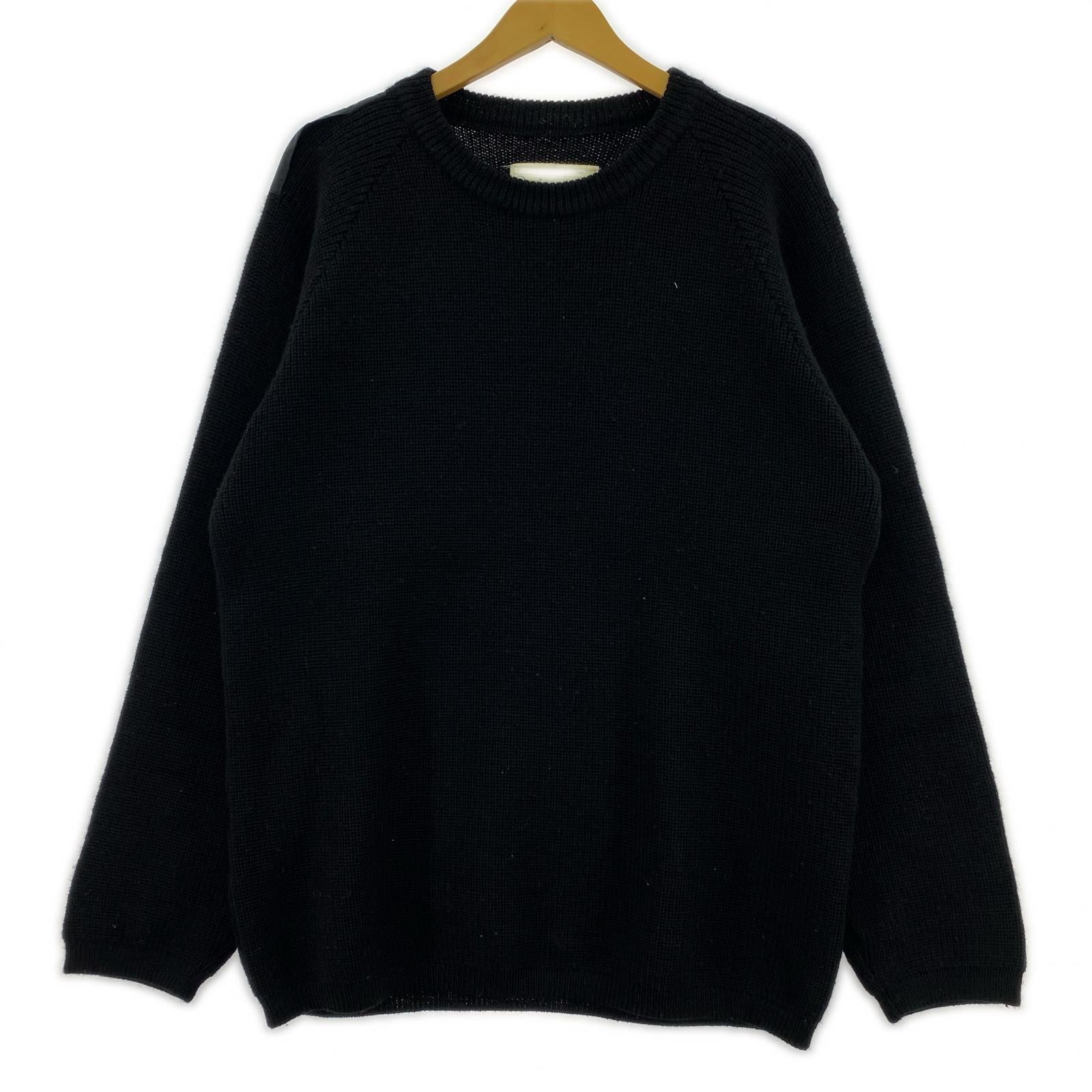 ニット 初期 90s ウールニット L ブラック
