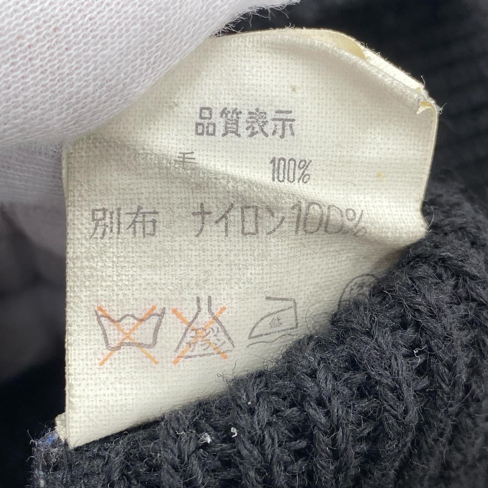 ニット 初期 90s ウールニット L ブラック