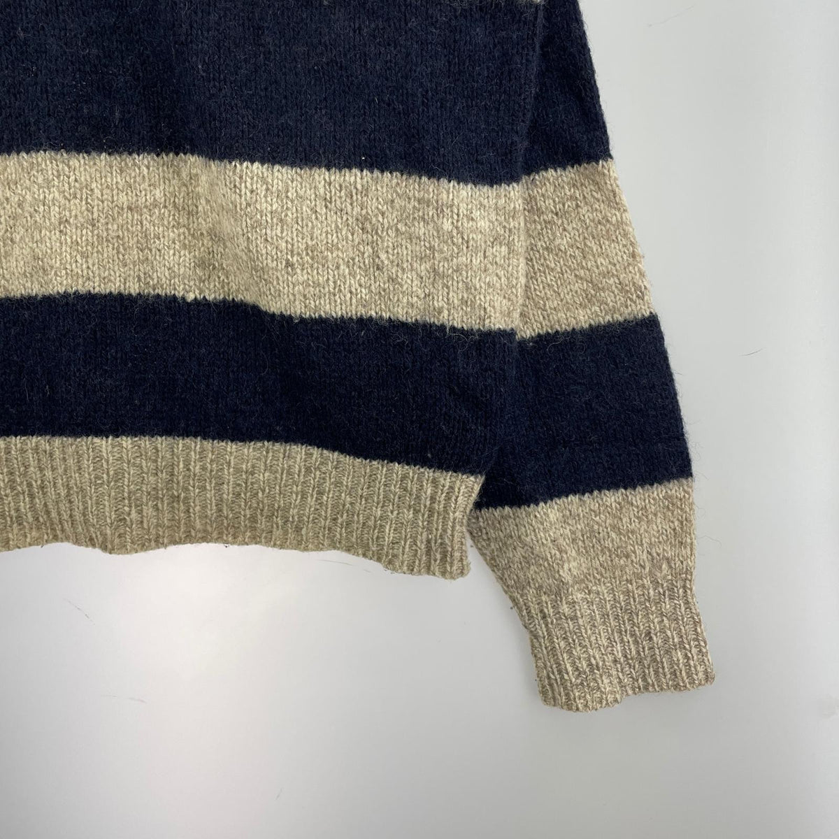 ニット 80s USA製 ボーダーニット(XL)