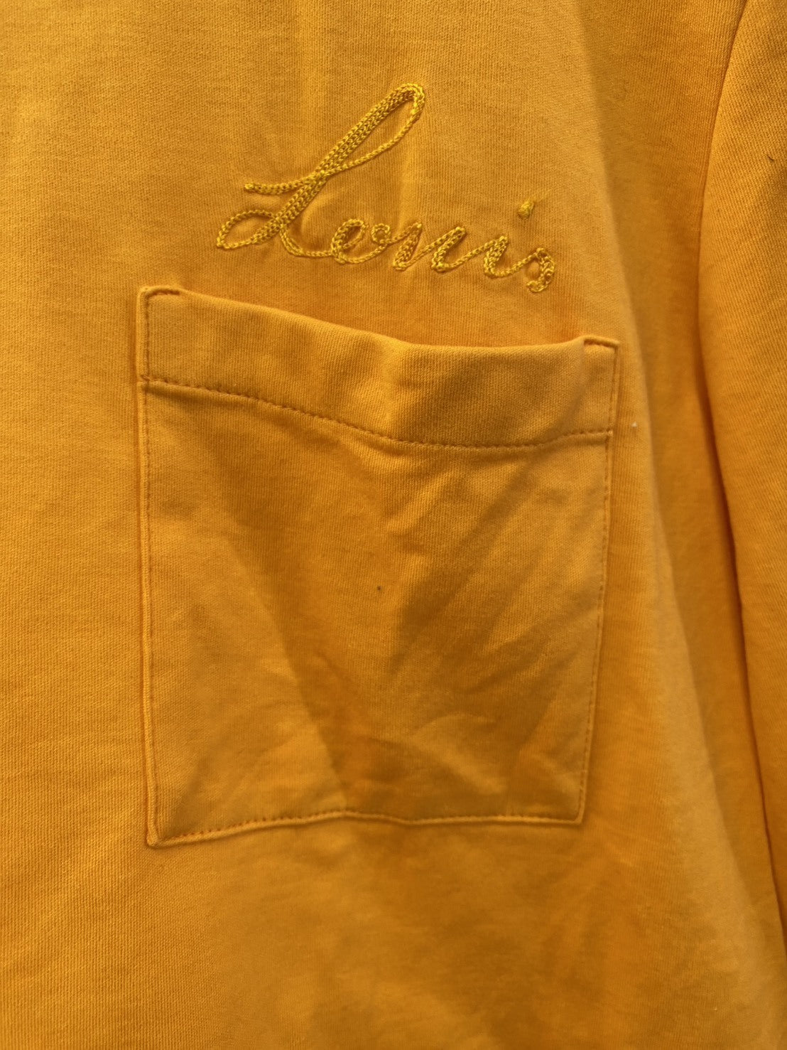 刺繍 LONG SLEEVE TEE L