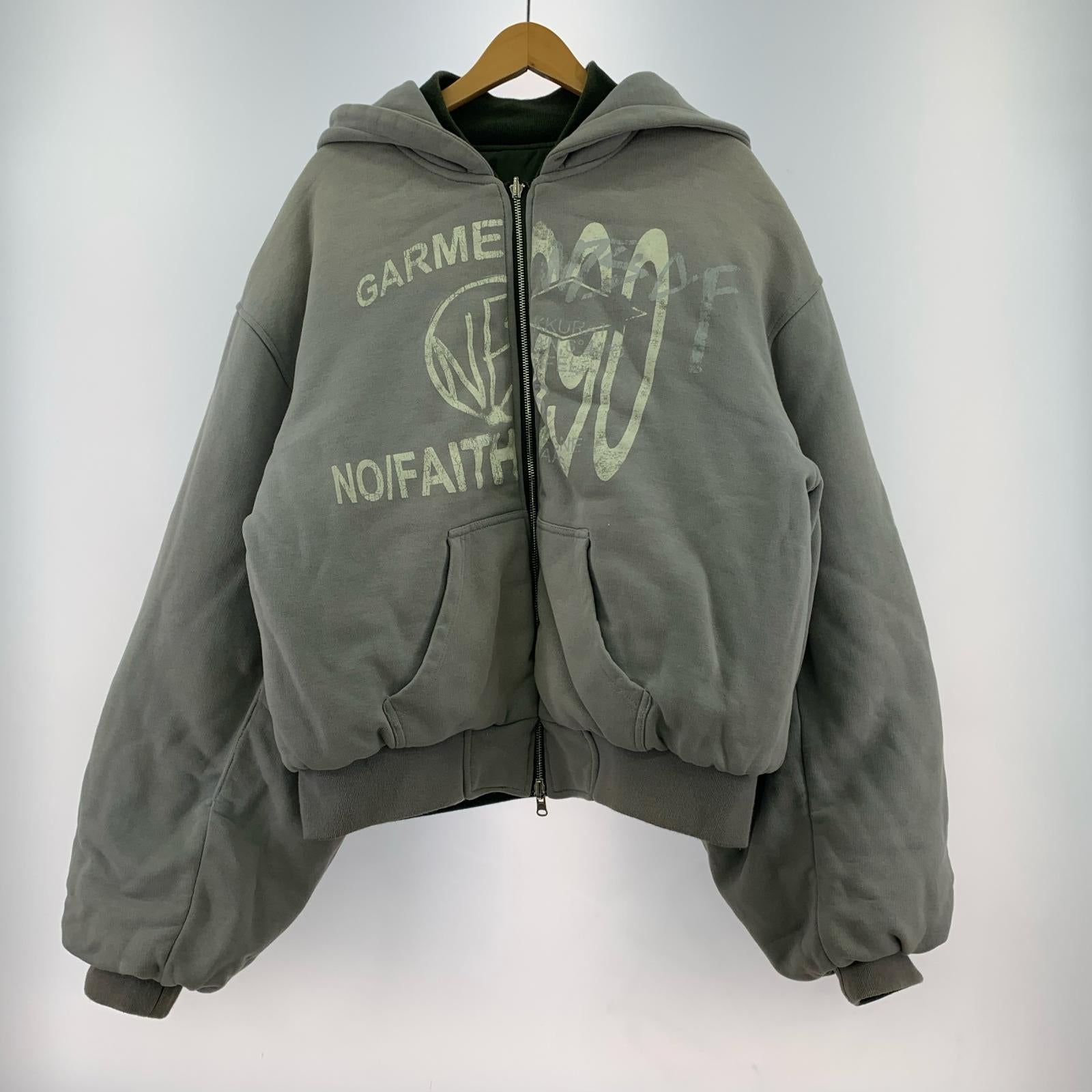 ジャケット NO/FAITH STUDIOS Reversible bomber L カーキ L カーキ
