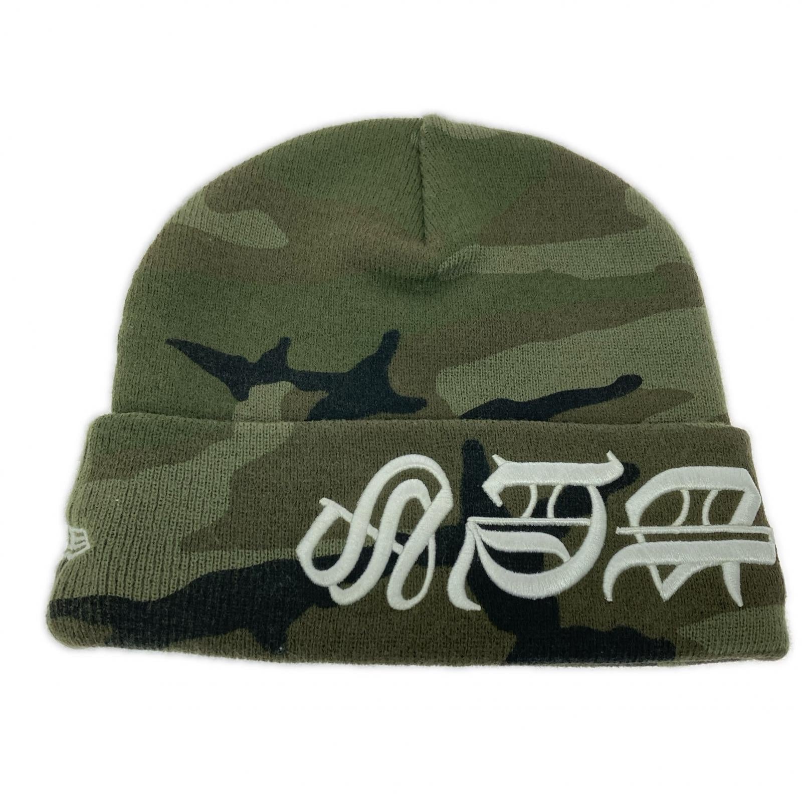 ニットキャップ NEW ERA Blackletter Beanie カモ