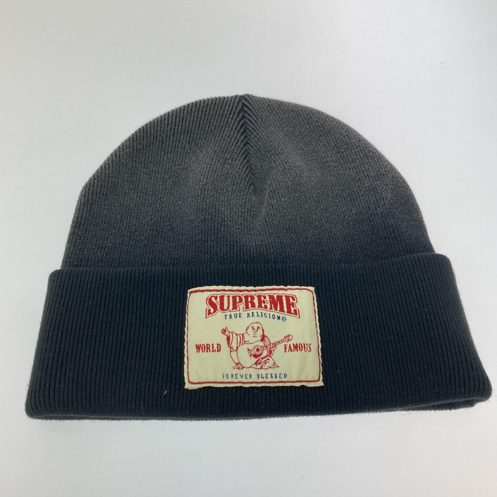 ニットキャップ True Religion Beanie 黒 ブラック