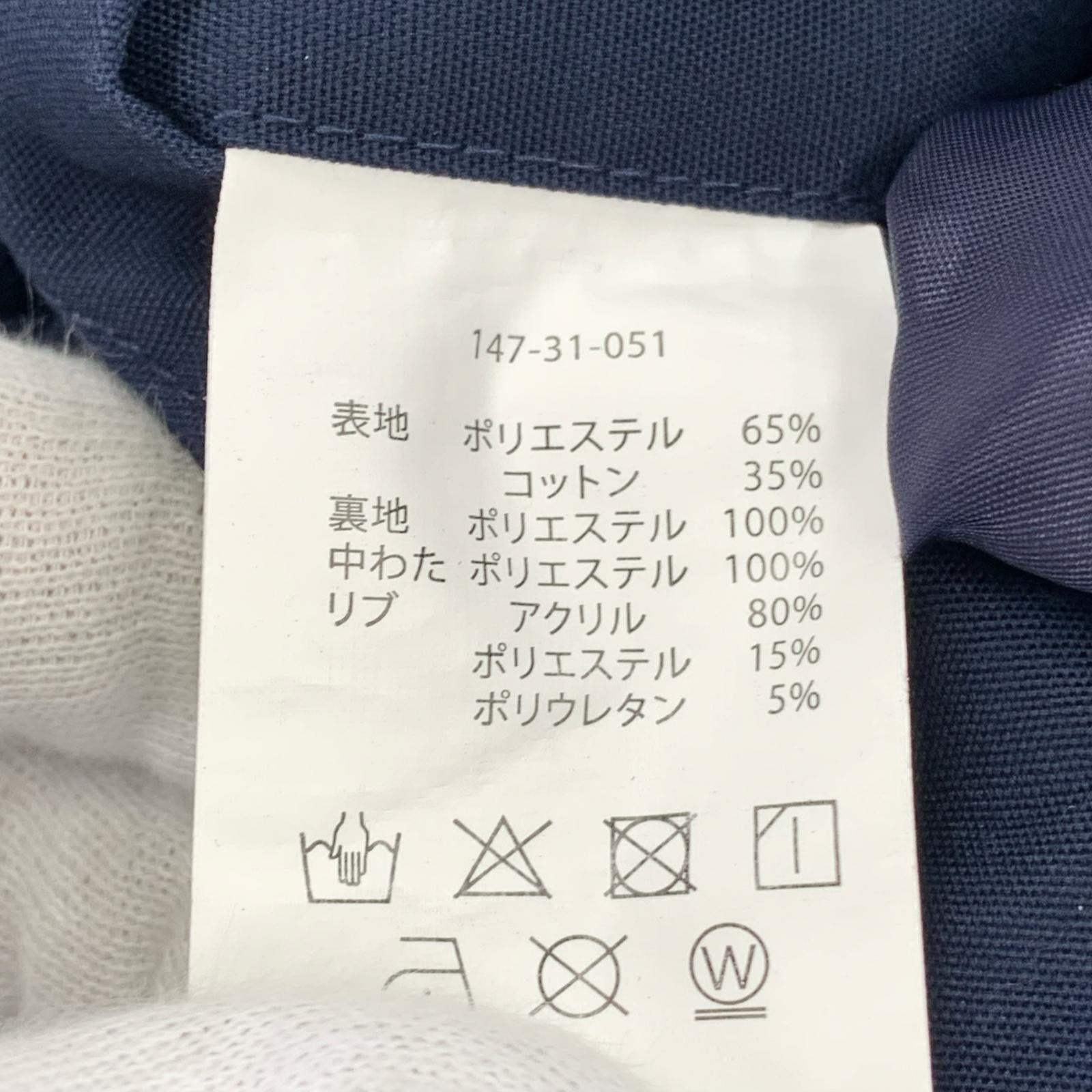 ジャケット BLUCO コーチジャケット L ネイビー