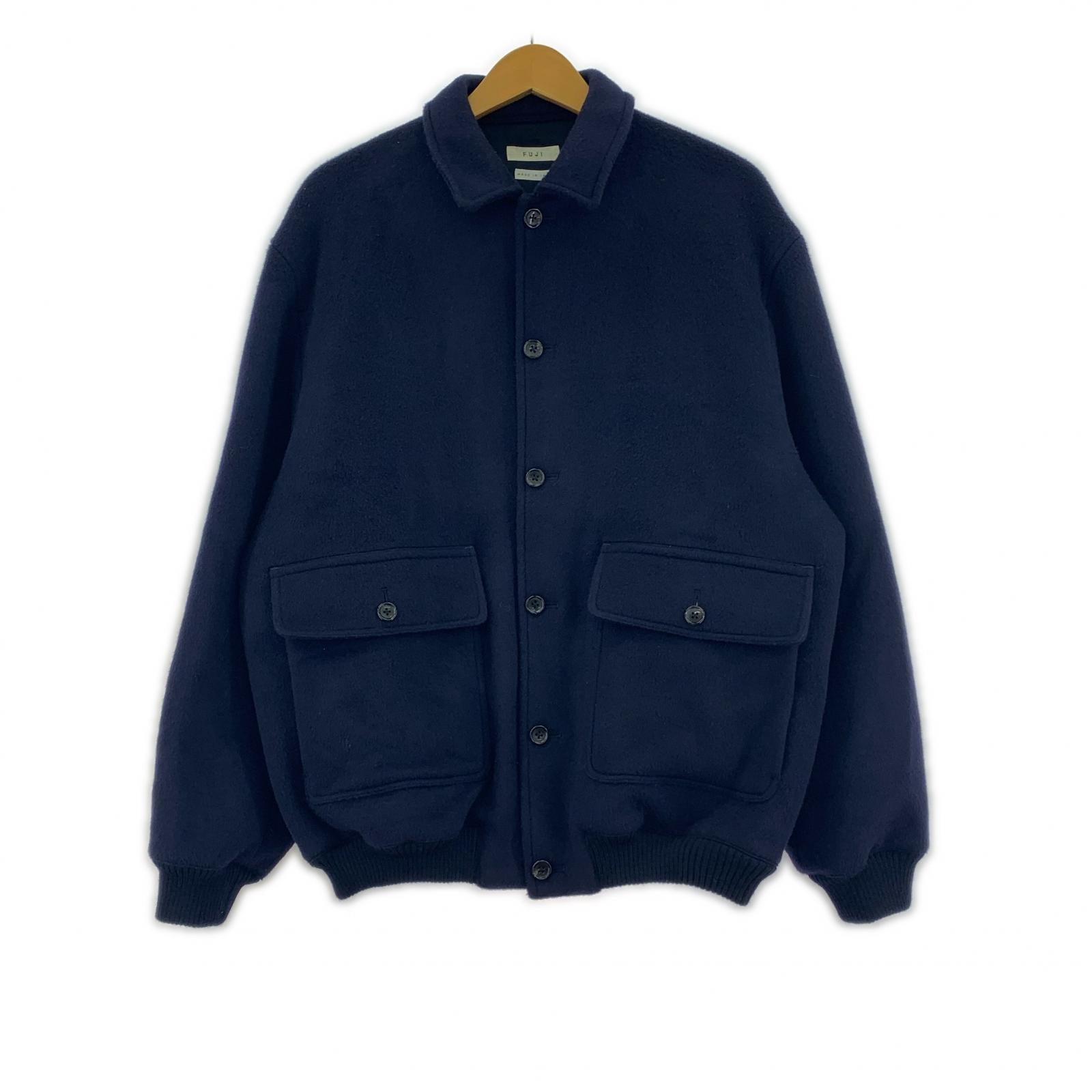 ジャケット FUJI WOOL MELTON BASIC BLOUSON 25AW 5 ネイビー