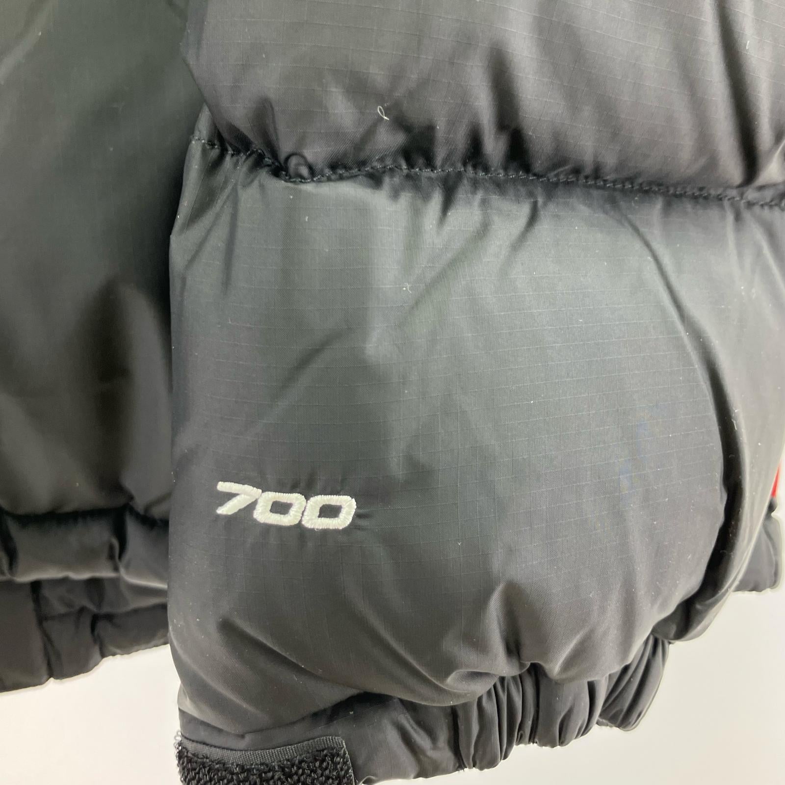 ダウンジャケット ×THE NORTH FACE/Split Nuptse Jacket/BLK S ブラック