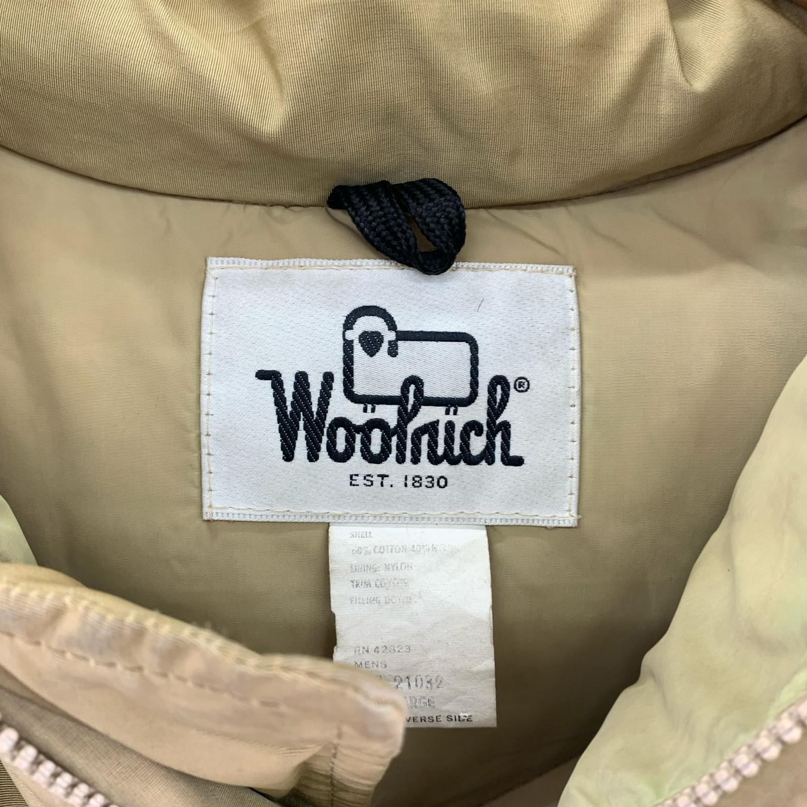 ダウンジャケット WOOLRICH ダウンジャケット L ベージュ