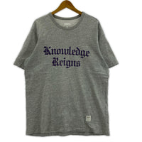 半袖Tシャツ Supreme 13SS Knowledge Reigns Tee L グレー L グレー