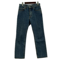 デニムパンツ WASHED DENIM WIDE PANTS(44) 44 ブルー