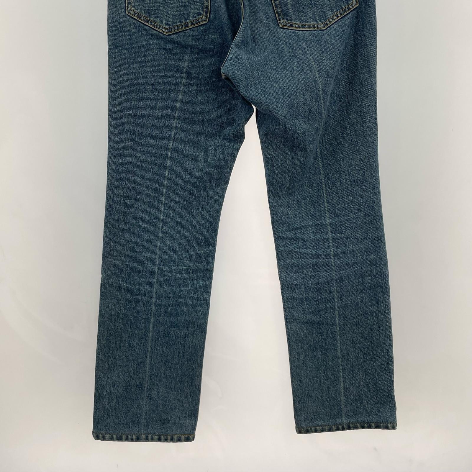 デニムパンツ WASHED DENIM WIDE PANTS(44) 44 ブルー
