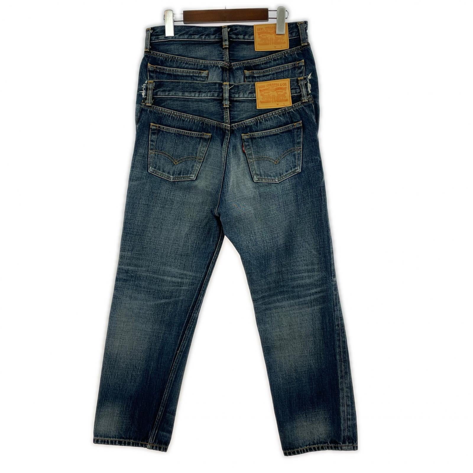 パンツ × LEVI'S 25SS ドッキングデニムパンツ S S ブルー