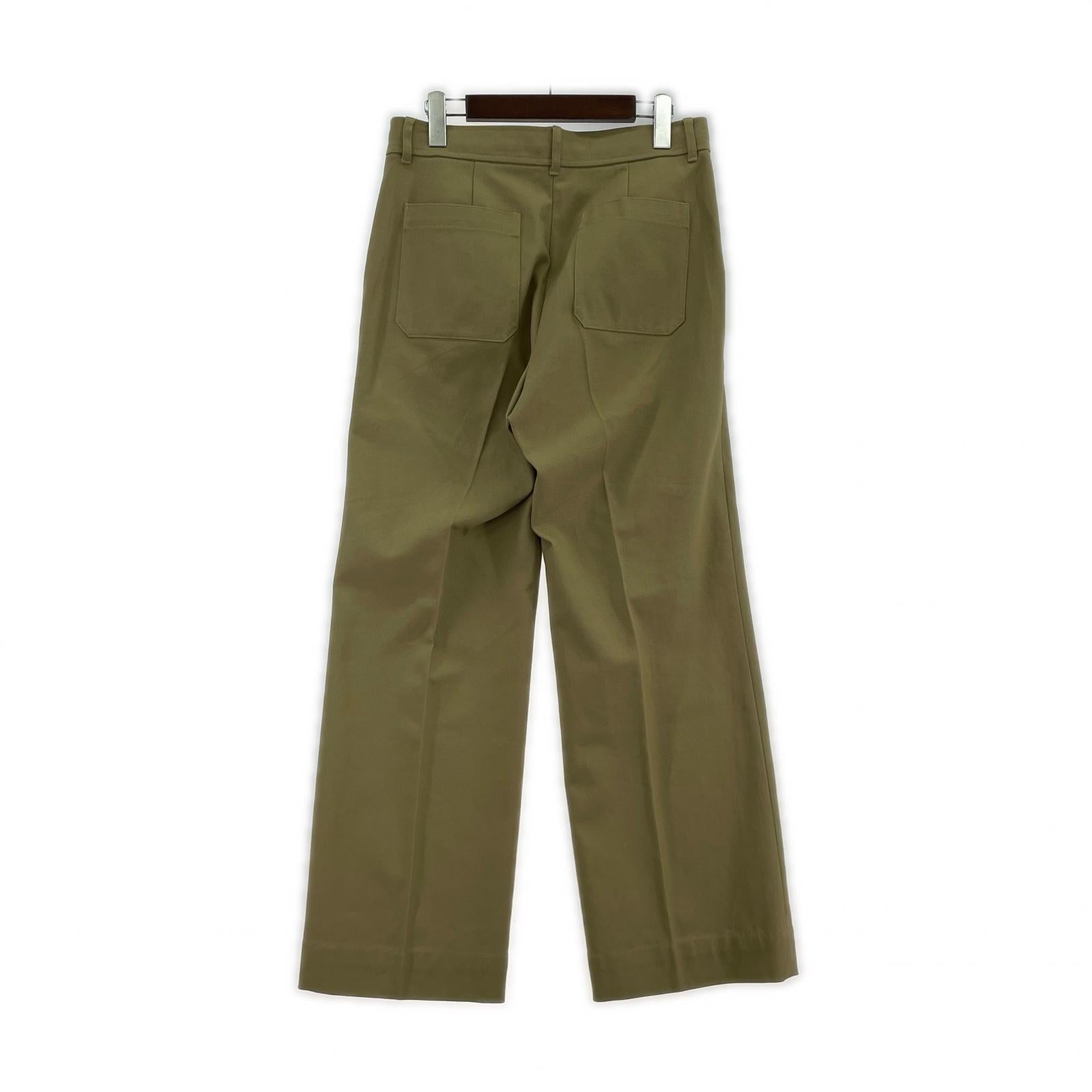パンツ LE MELANGE 8513504 ノータックトラウザー ベージュ 2 ベージュ