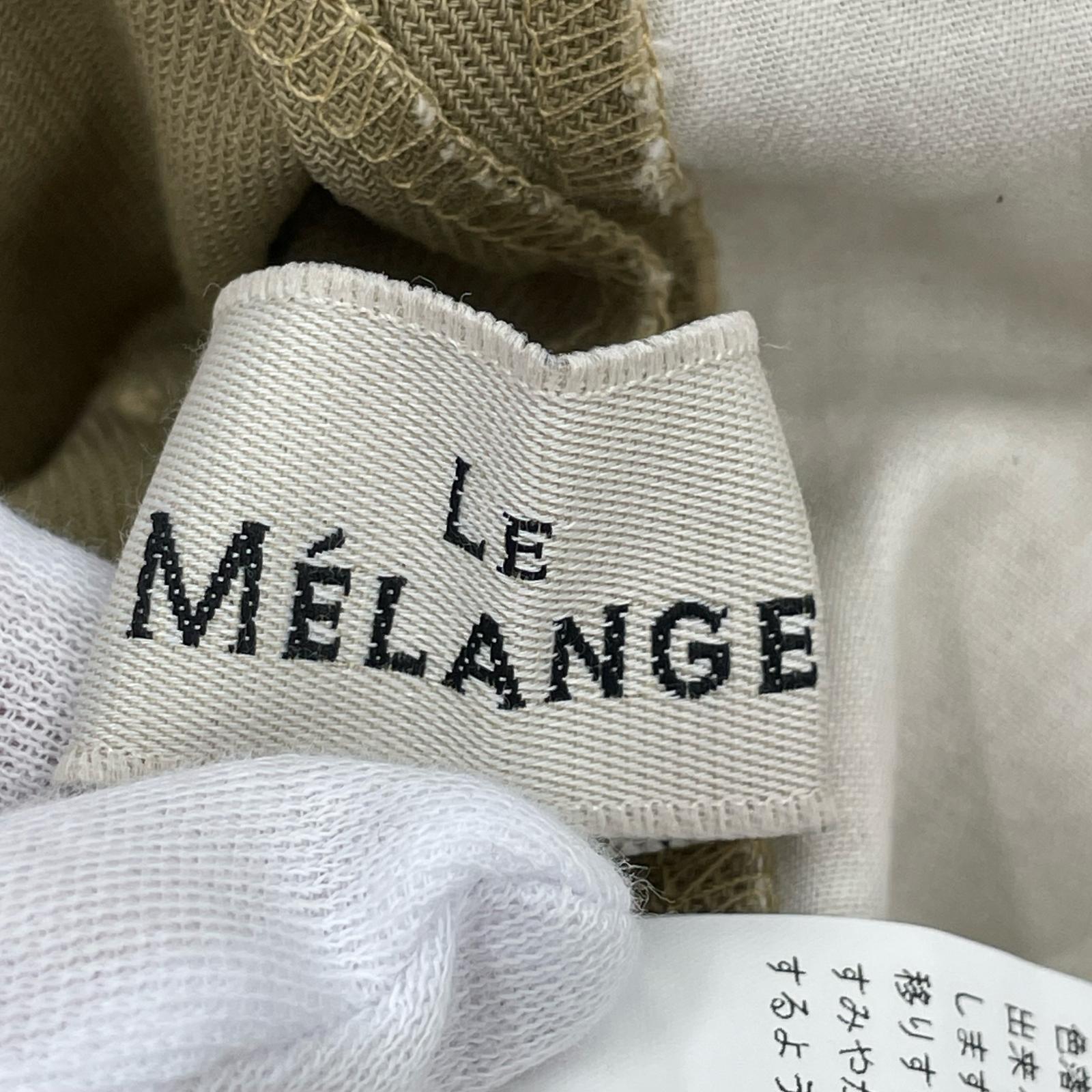 パンツ LE MELANGE 8513504 ノータックトラウザー ベージュ 2 ベージュ