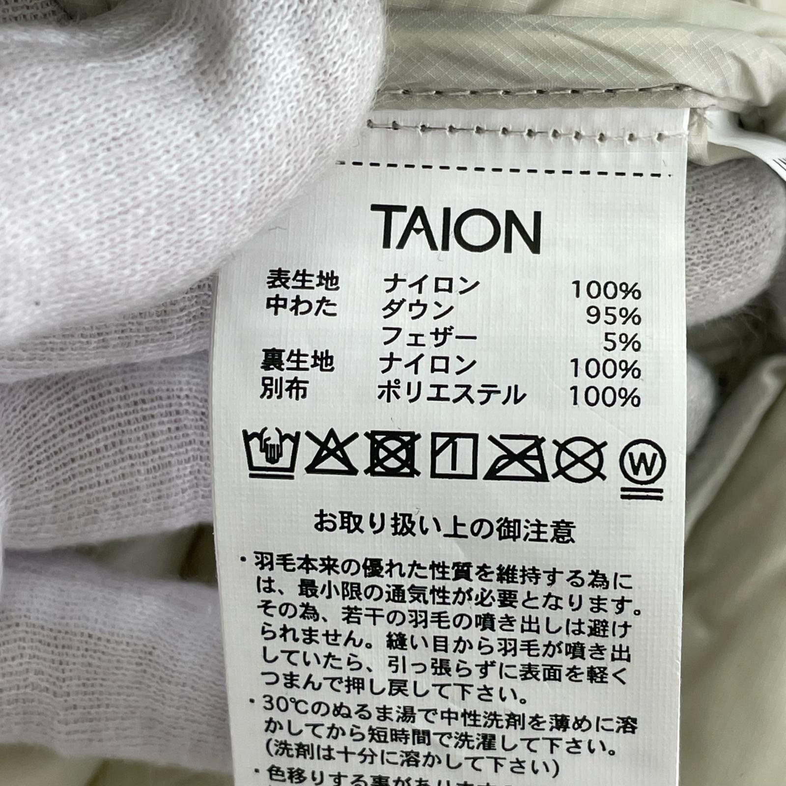 ダウンジャケット TAION 102VZMT-LONG (XL)