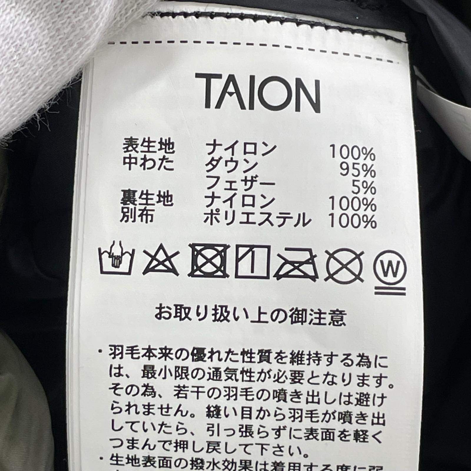 ダウンジャケット TAION 126WZX (L) L