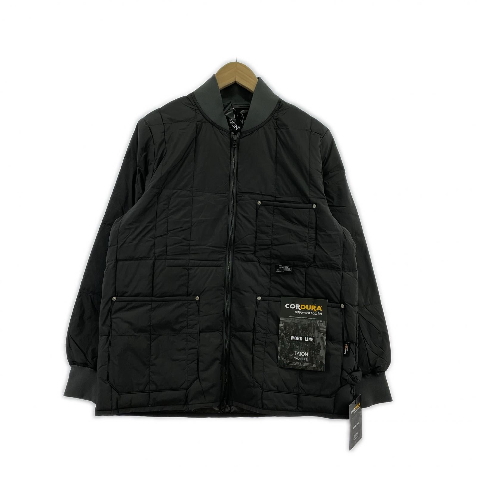 ダウンジャケット TAION 108WZWK (XL) ブラック