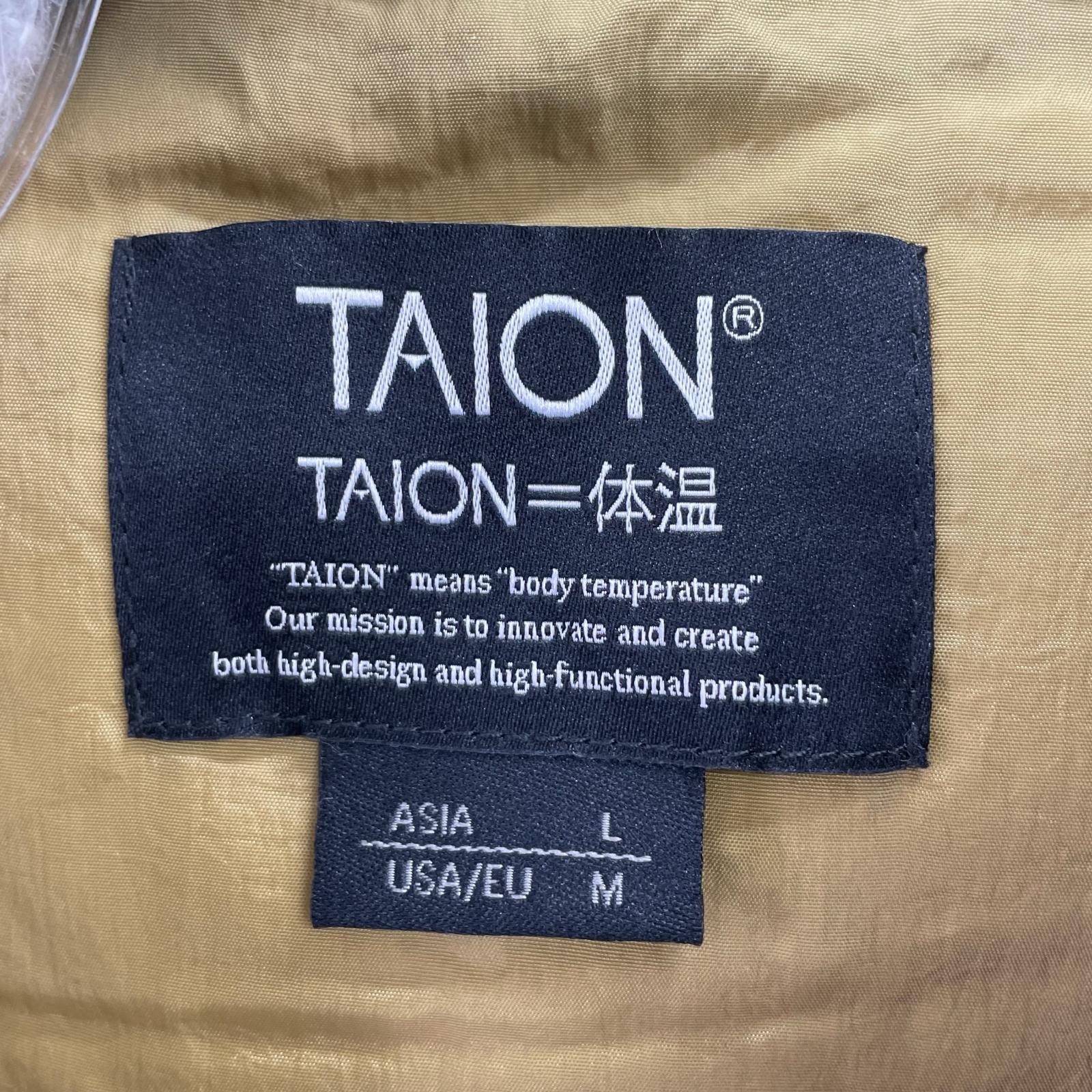 ダウンジャケット TAION 106WZSC (L) L ベージュ