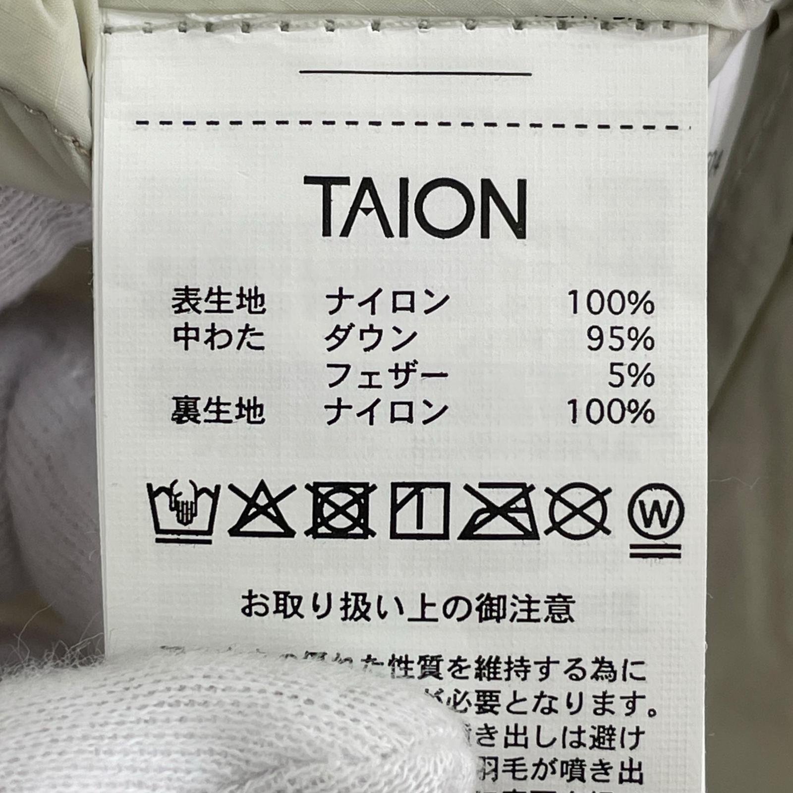 ダウンジャケット TAION 104SBMT-DX (XS)