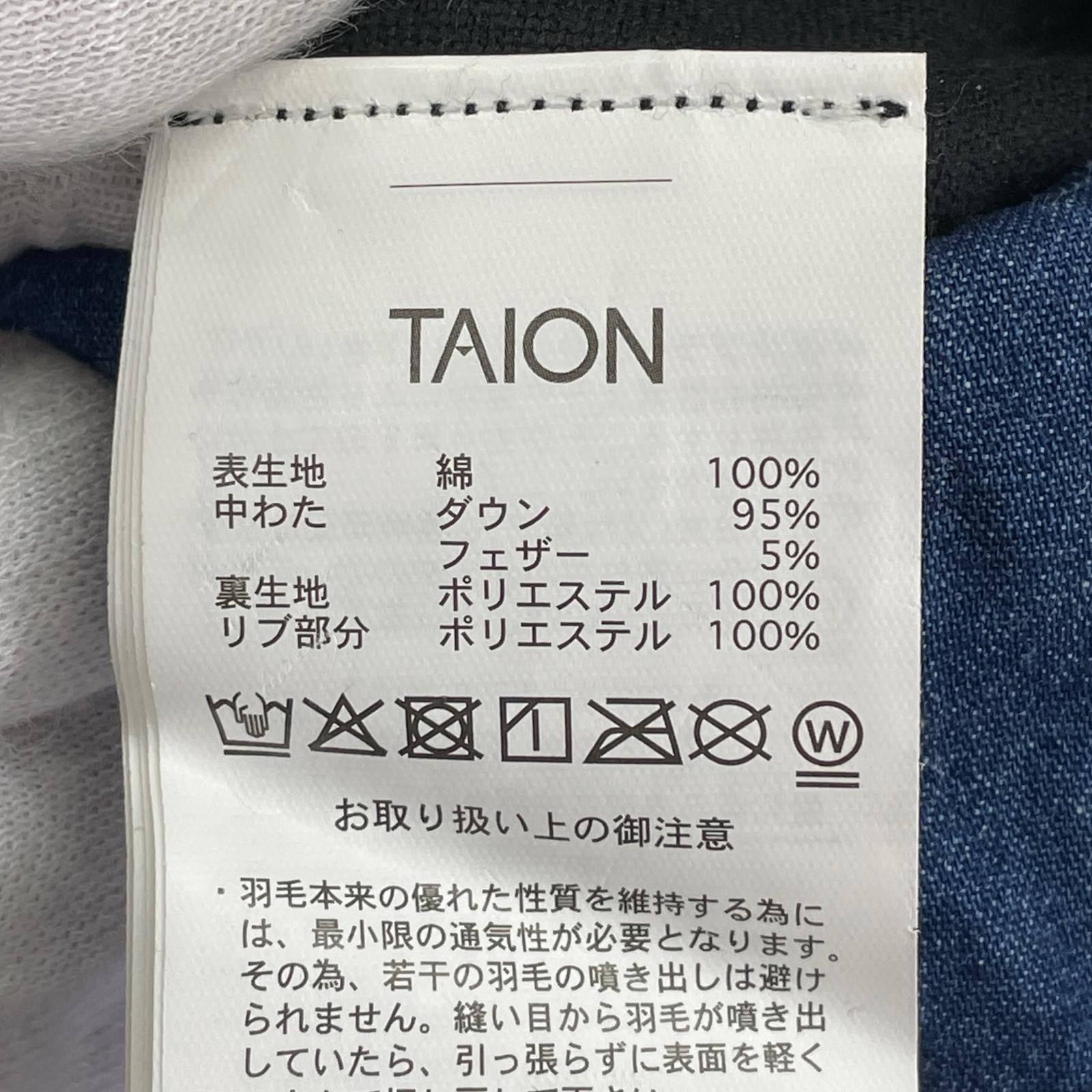 ダウンジャケット TAION 106WZPML-1 (M) M