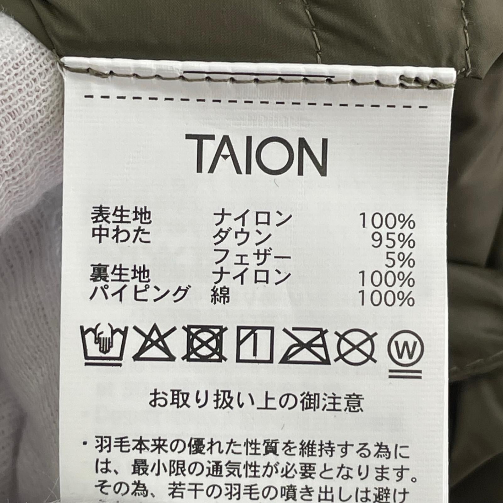 ダウンジャケット TAION 104ALSBML-1 (XL)