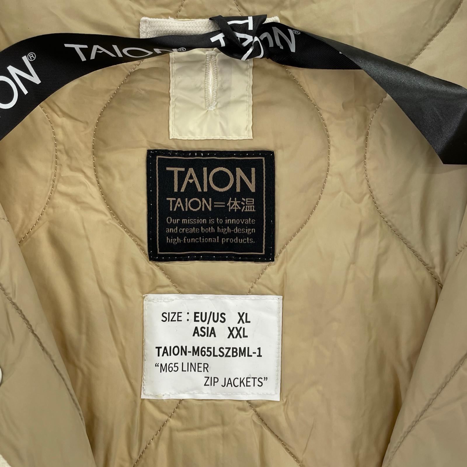 ダウンジャケット TAION M65 (XXL) ホワイト