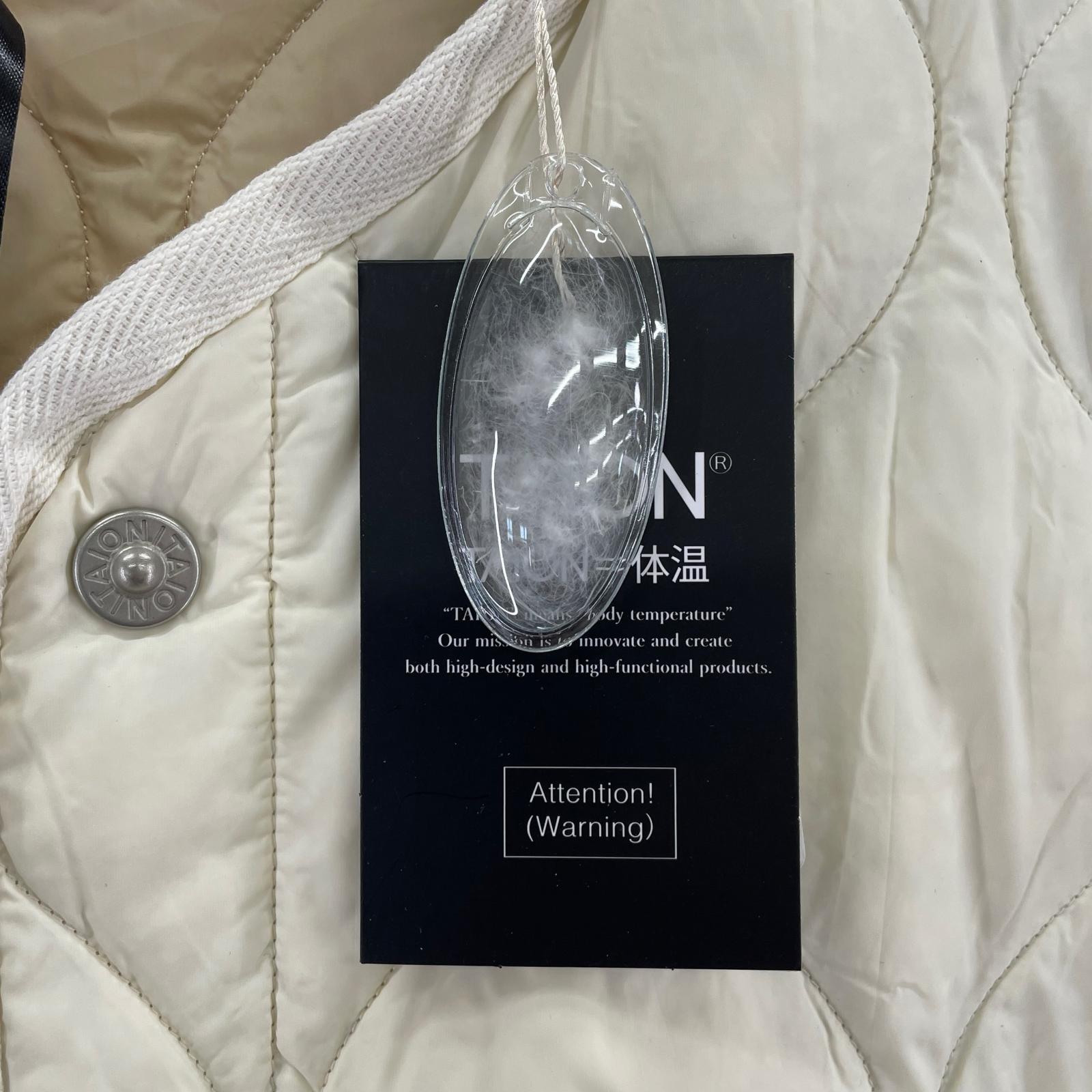 ダウンジャケット TAION M65 (XXL) ホワイト