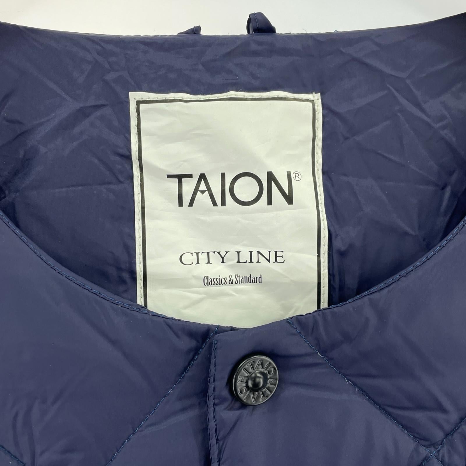 ダウンジャケット TAION CITY LINE ネイビー